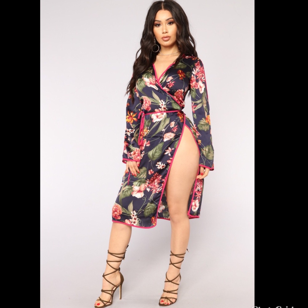 Floral Kimono Dress 🌺